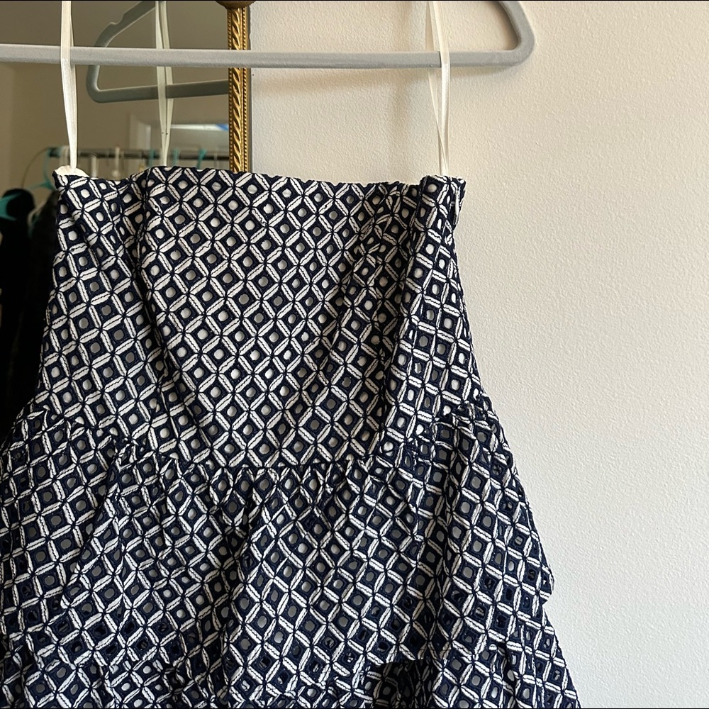 Navy Layered Dress - White House Black Market